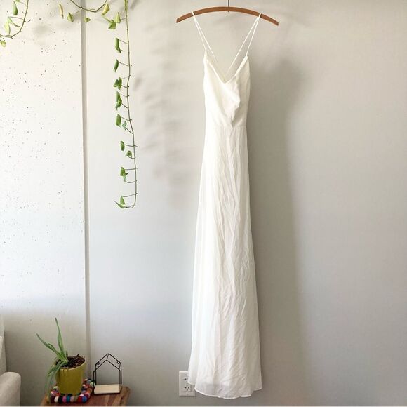 NWT Show Me Your MuMu Godshaw Goddess Gown Women’s XXL Wedding White - Picture 2 of 6